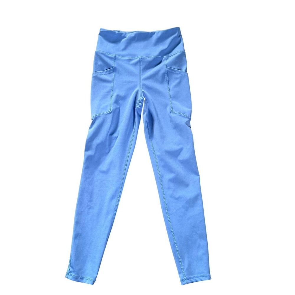 Threads 4 Thought Womens High Rise Pocket Leggings Blue XS X-Small